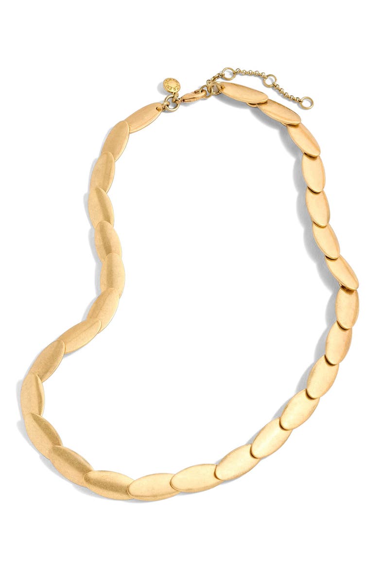 Oval Necklace, Main, color, GOLD