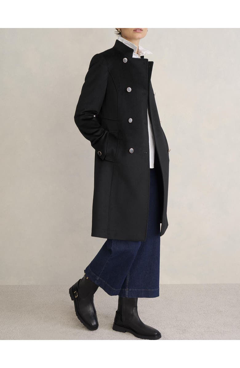 HOBBS LONDON Selina Coat, Alternate, color, Black
