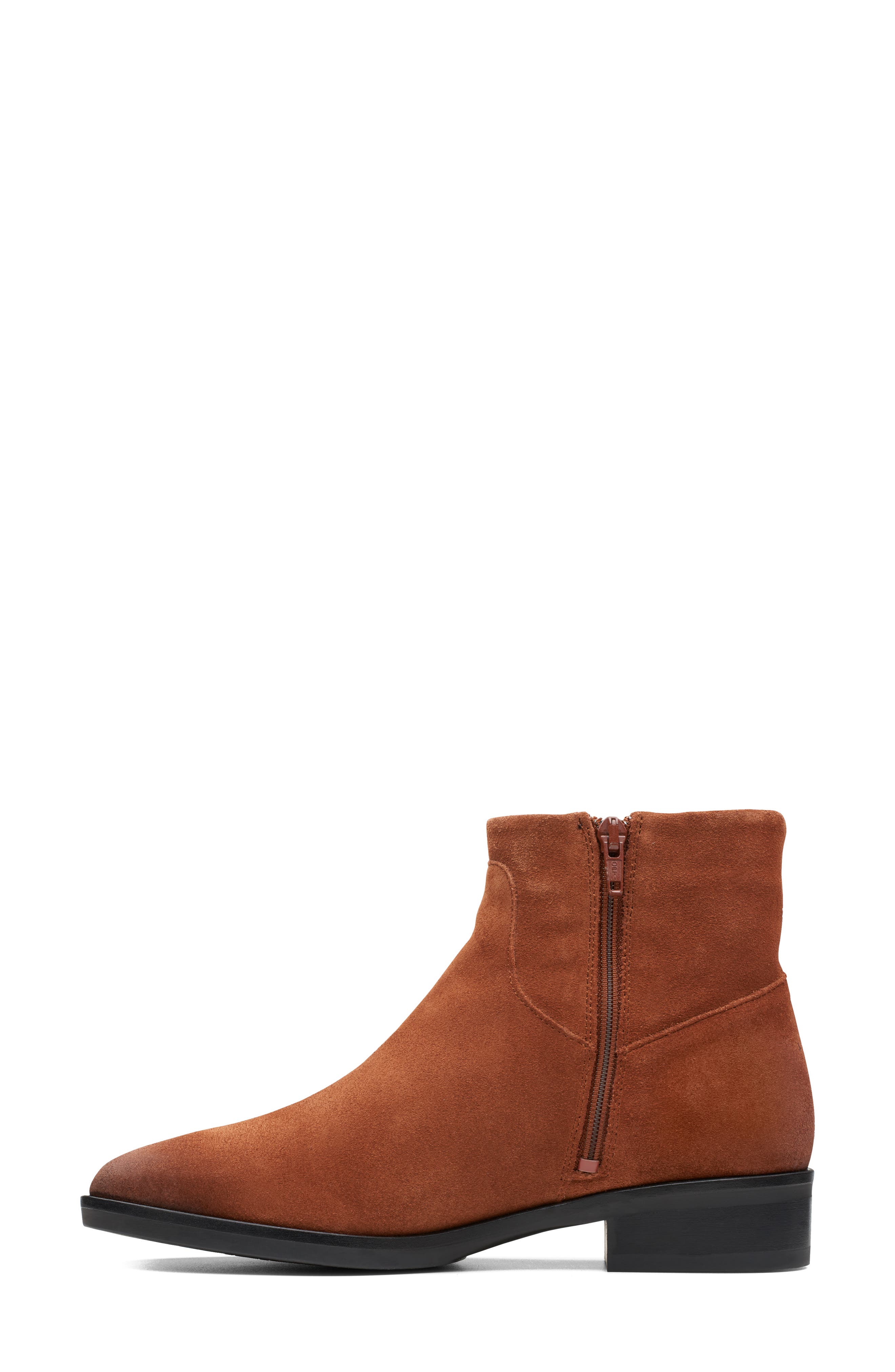 Pure Rosa Bootie, Alternate, color, TAN SUEDE