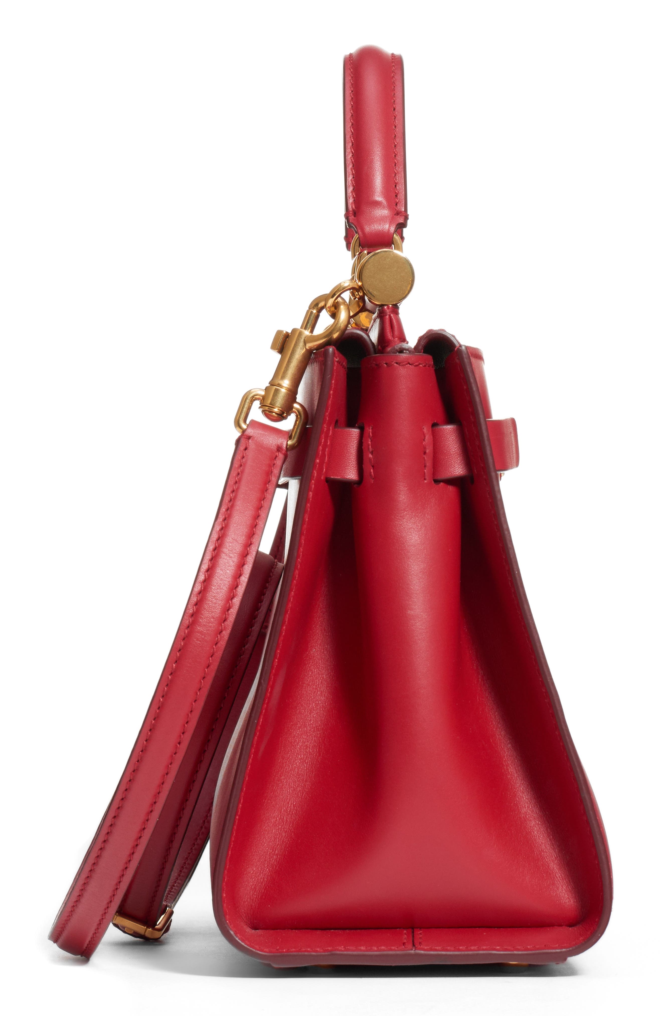 Dolce&Gabbana Sicily 62 Leather Satchel, Alternate, color, 