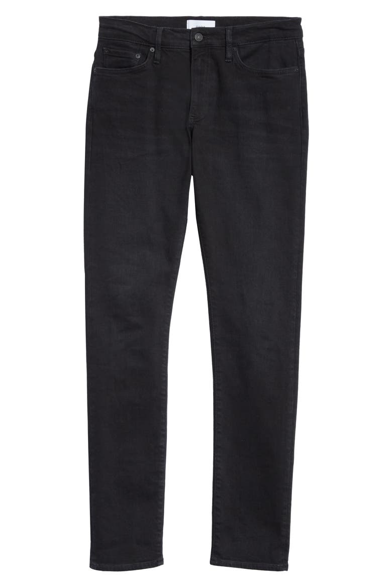 Skinny Onyx Rise Jeans, Alternate, color, BLACK