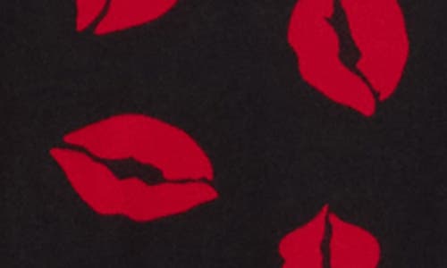 Dkny Kiss Long Pajamas In Black