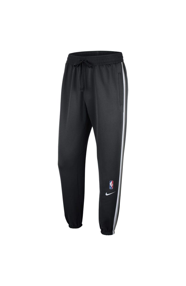 Nike Men's Nike Black Brooklyn Nets 75th Anniversary Showtime On Court Performance Pants, Alternate, color, 