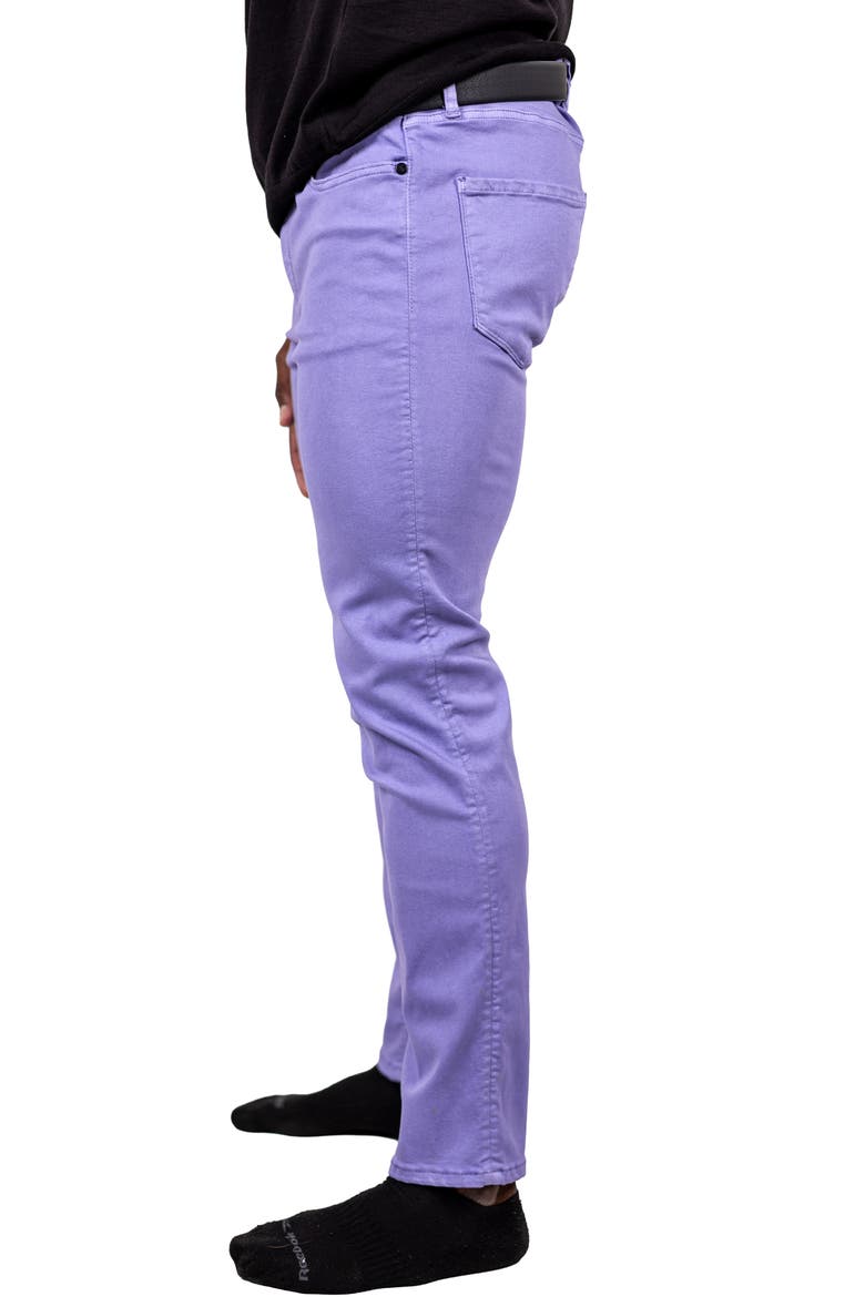 Marthyr Stretch Skinny Jeans, Alternate, color, PURPLE