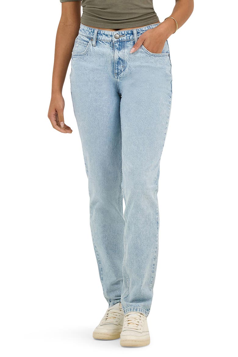 '90s Tapered Straight Leg Jeans, Main, color, LIGHT MELODY