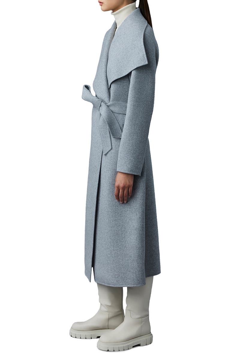 Mackage Mai Long Wool Wrap Coat, Alternate, color,