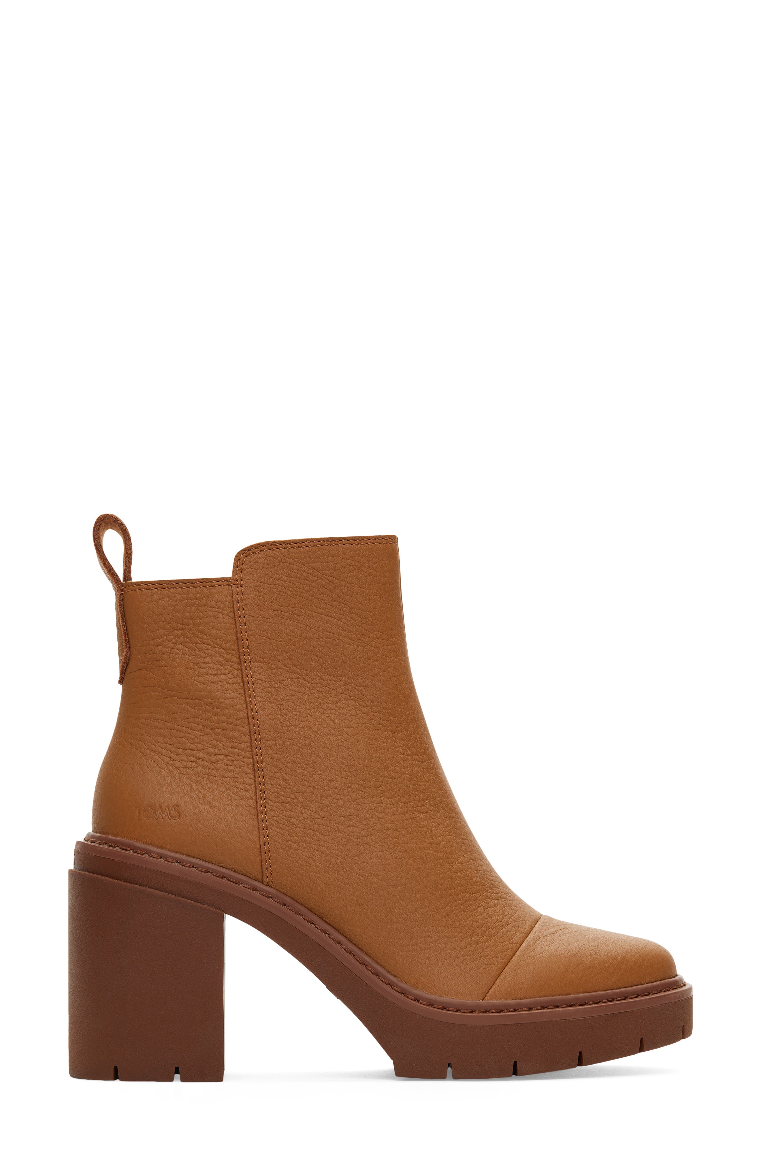 Rya Leather Bootie, Alternate, color, TAN