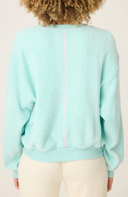 Pj Salvage Secret Garden Pajama Sweatshirt In Green