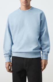MANGO Regular Fit Cotton Sweatshirt