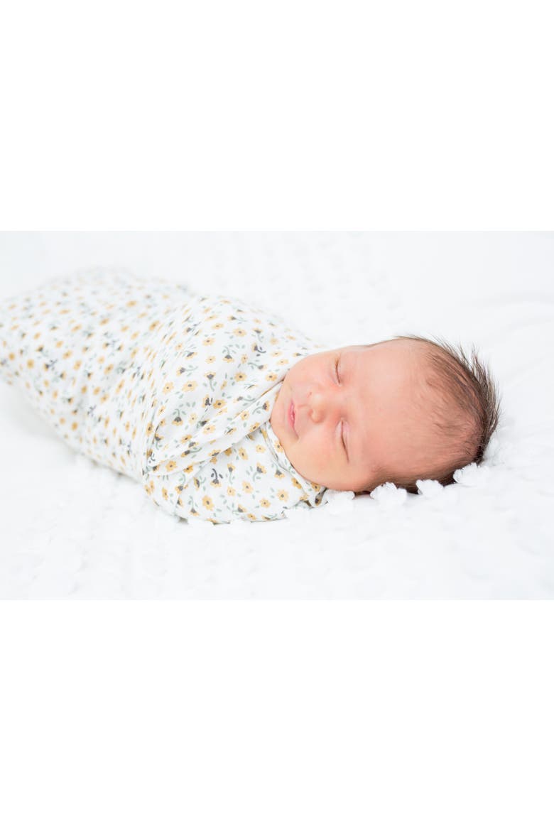 Cotton Muslin Swaddles 2 Pack, Alternate, color, Vintage Floral/Dragonfly
