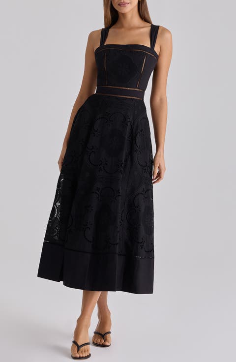 Ava Embroidered Sleeveless Maxi Dress