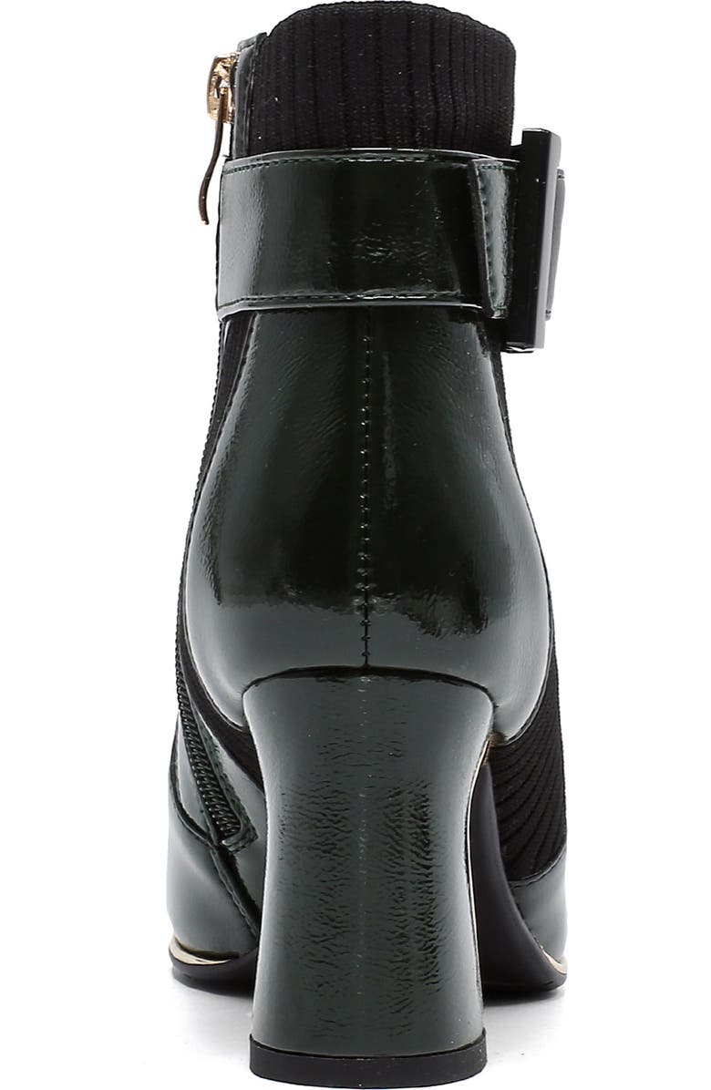 NINETY UNION Tuscani Side Zip Bootie, Alternate, color, Green