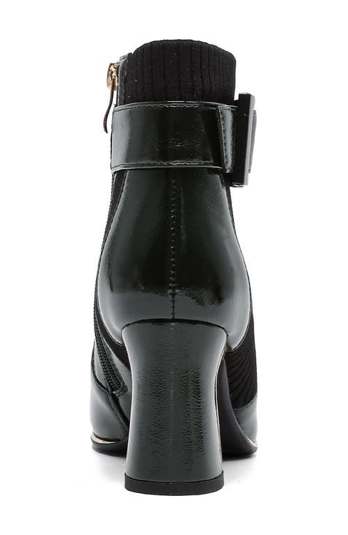 Ninety Union Tuscani Side Zip Bootie In Green