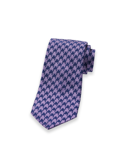 Patterned Woven Silk Tie