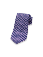Paul Fredrick Patterned Woven Silk Tie