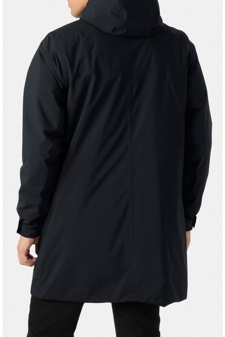 Brussel Insulated Rain Coat, Alternate, color, BLACK