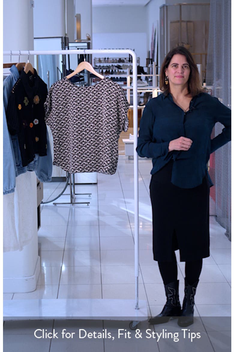 Lacy Diamonds Day Gloss Woven Shirt video