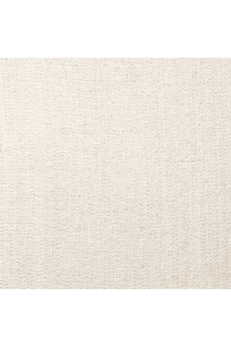 Shannon throw, Alternate, color, White
