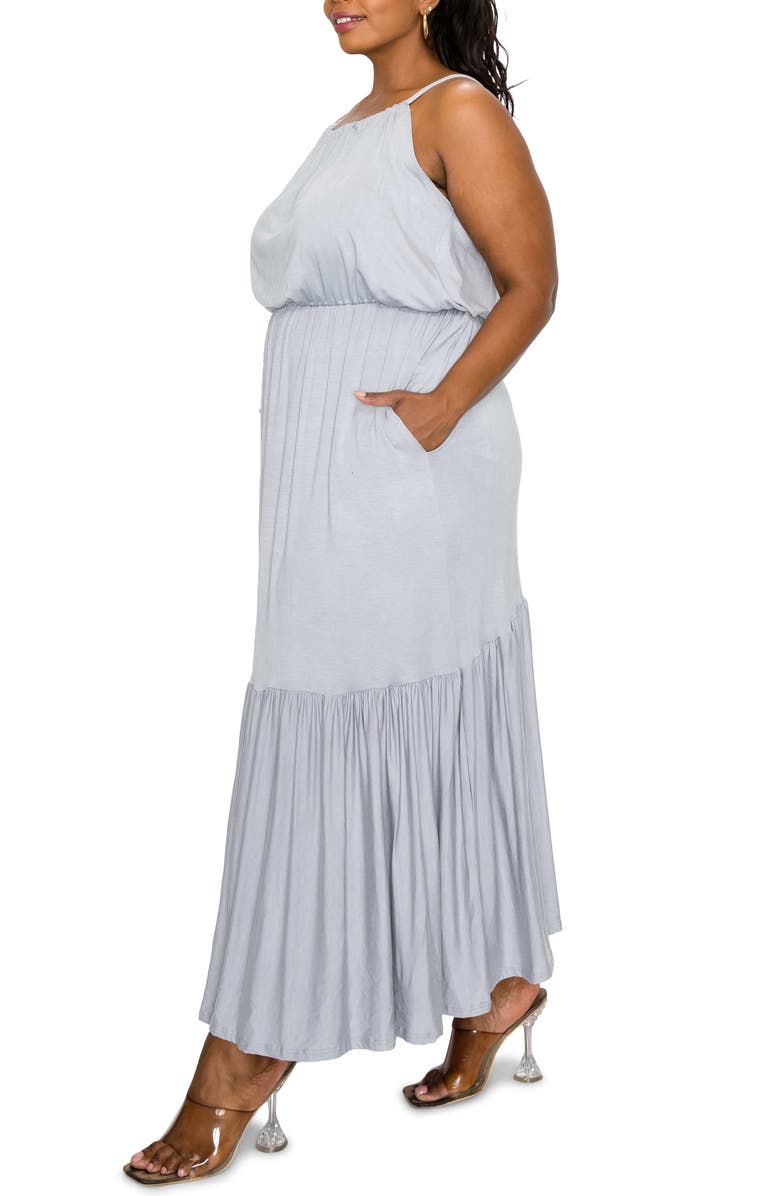 L I V D Ameli Pocket Cami Maxi Dress, Alternate, color, 