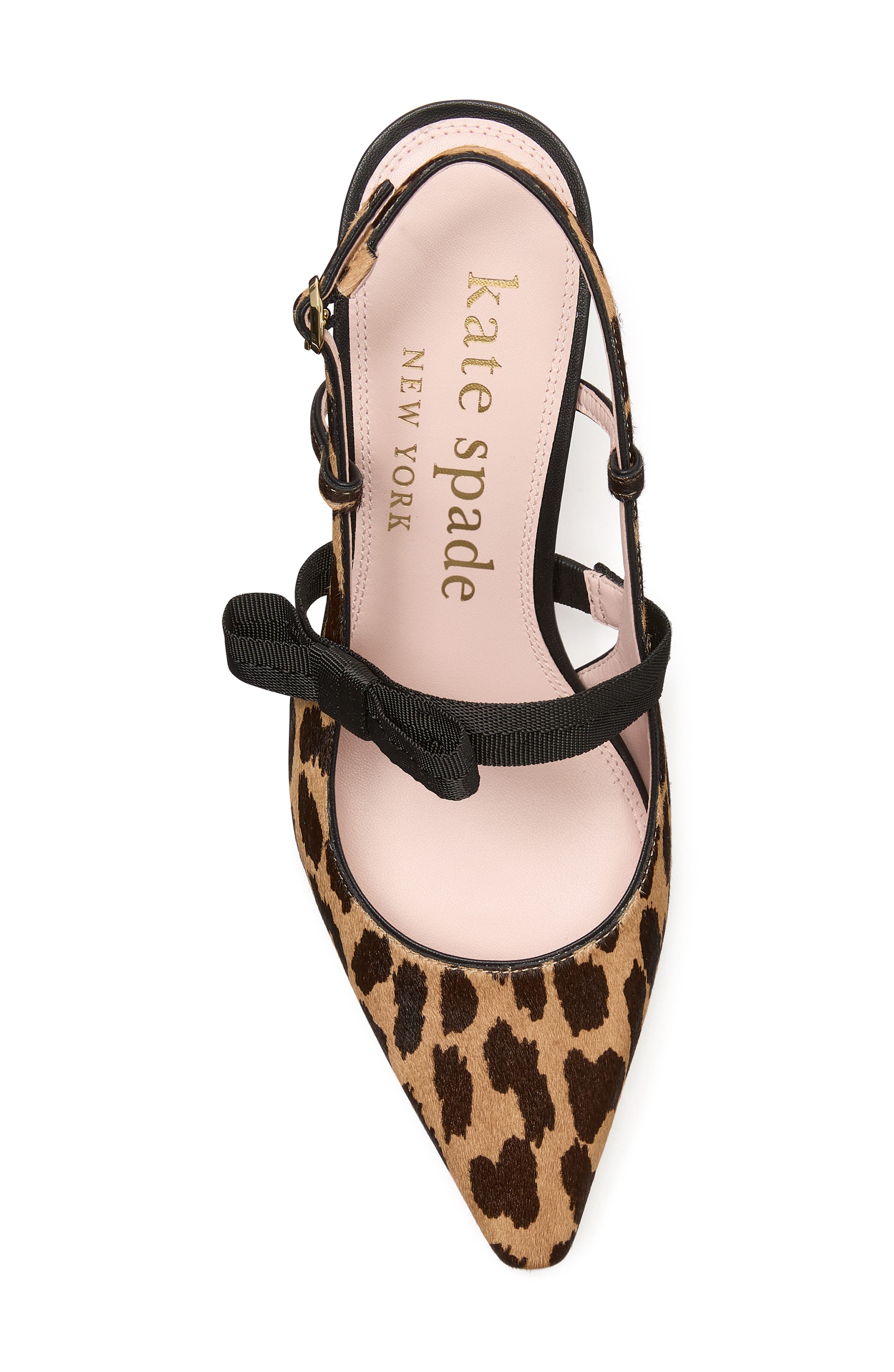 Kate Spade New York maritza genuine calf hair pointed toe pump, Alternate, color, Tan Multi