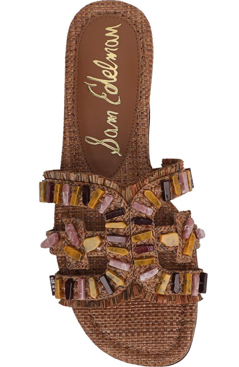 Sam Edelman Bay Stone Slide Sandal, Alternate, color,