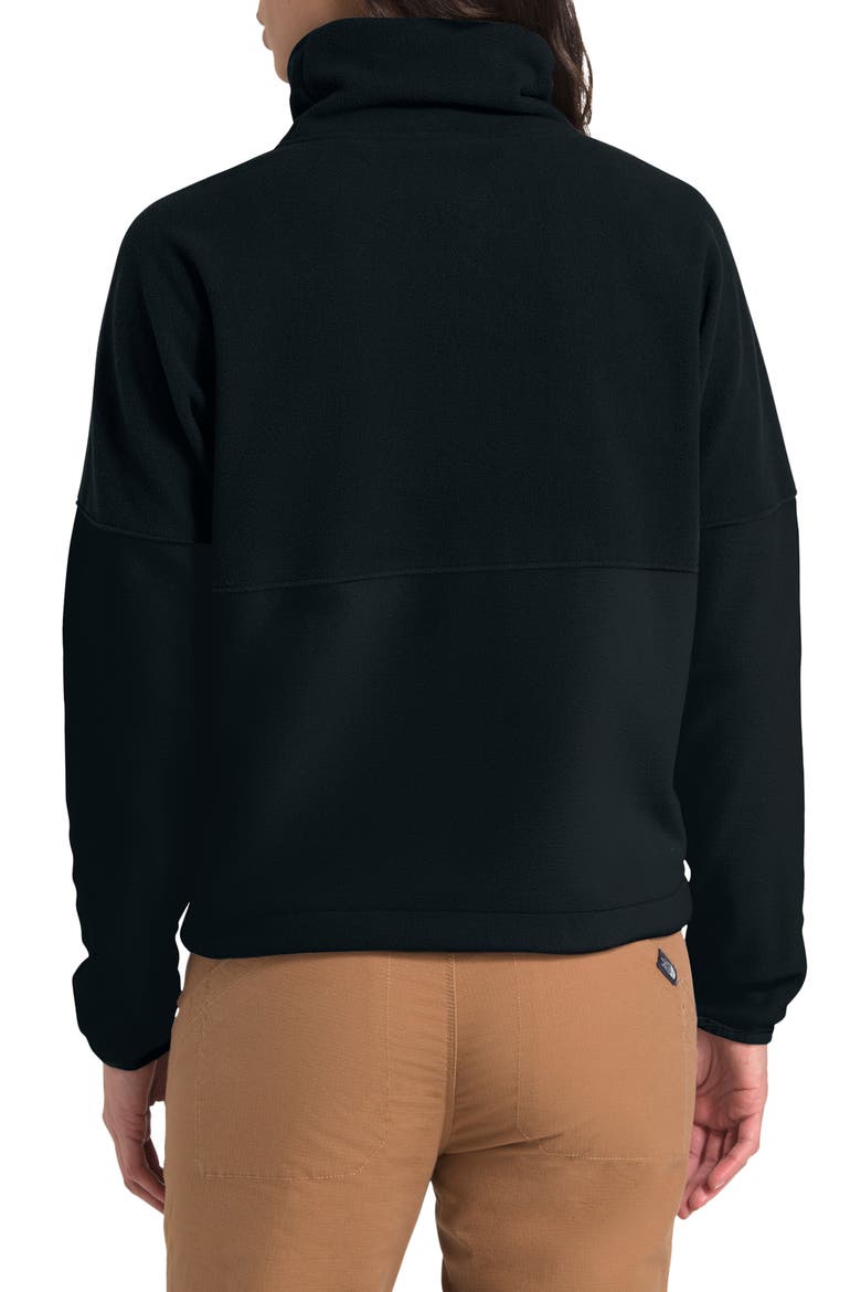 TKA Glacier Funnel Neck Pullover, Alternate, color, TNF BLACK/ TNF BLACK