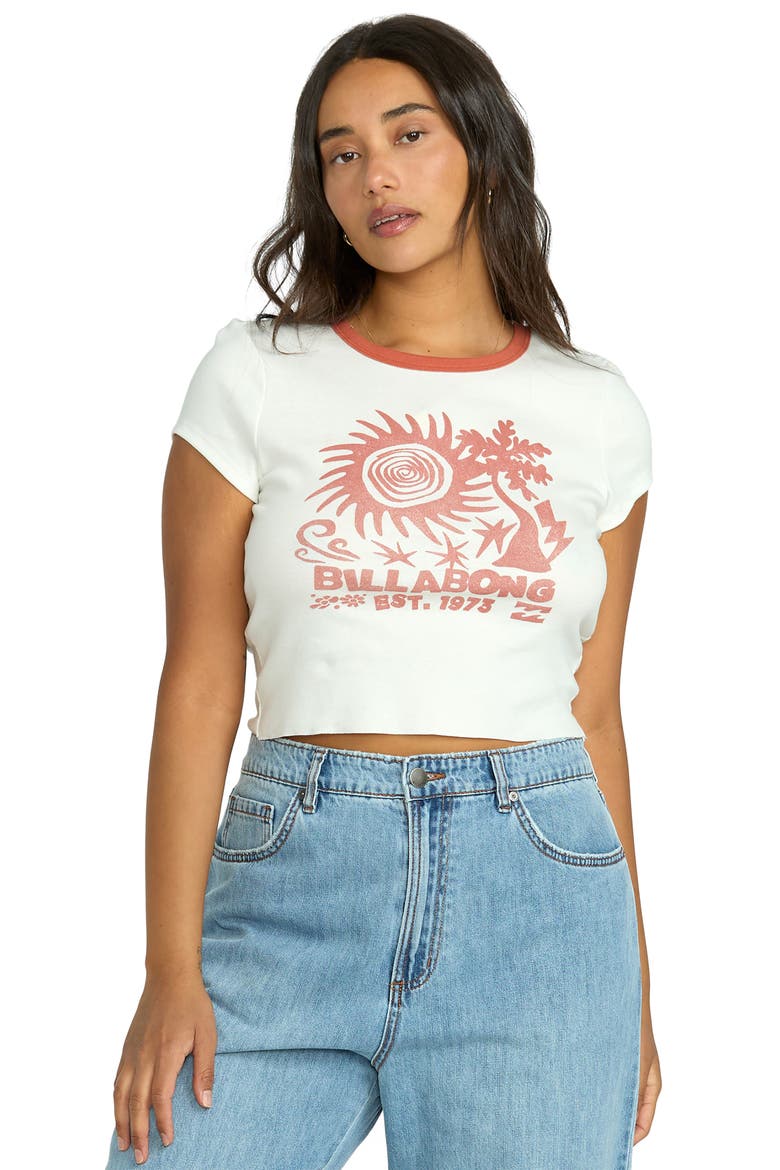 Electric Feeling Crop Graphic T-Shirt, Alternate, color, SALT CRYSTAL