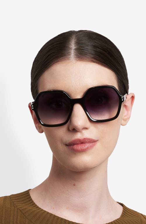 Isabel Marant 55mm Geometric Sunglasses In Black