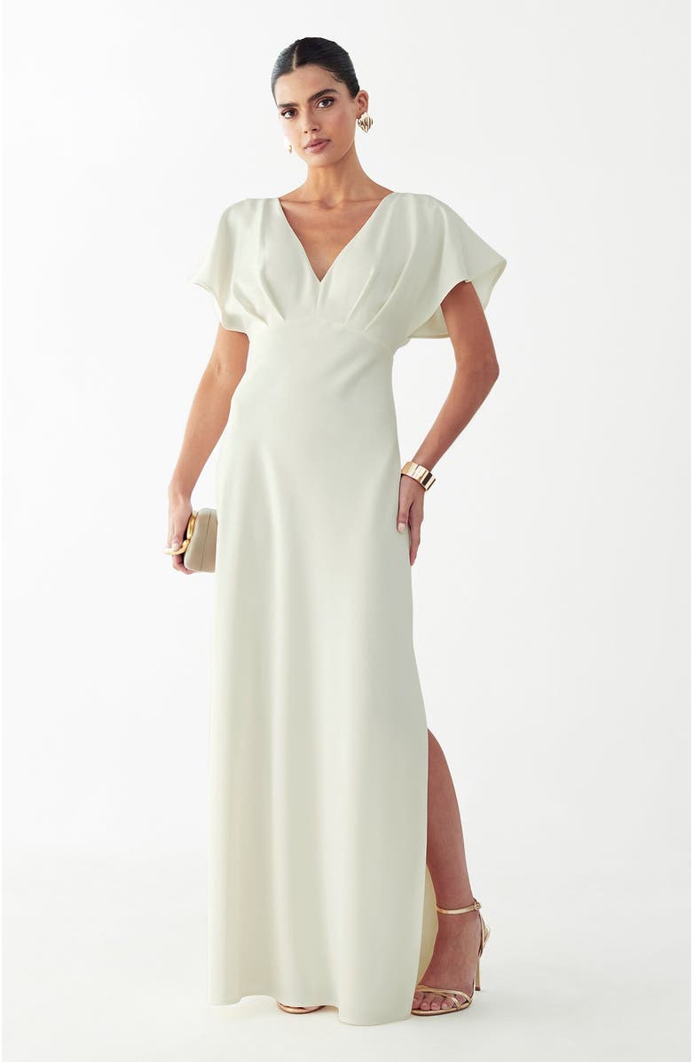 BWLDR Aura Maxi Dress, Main, color, Off White