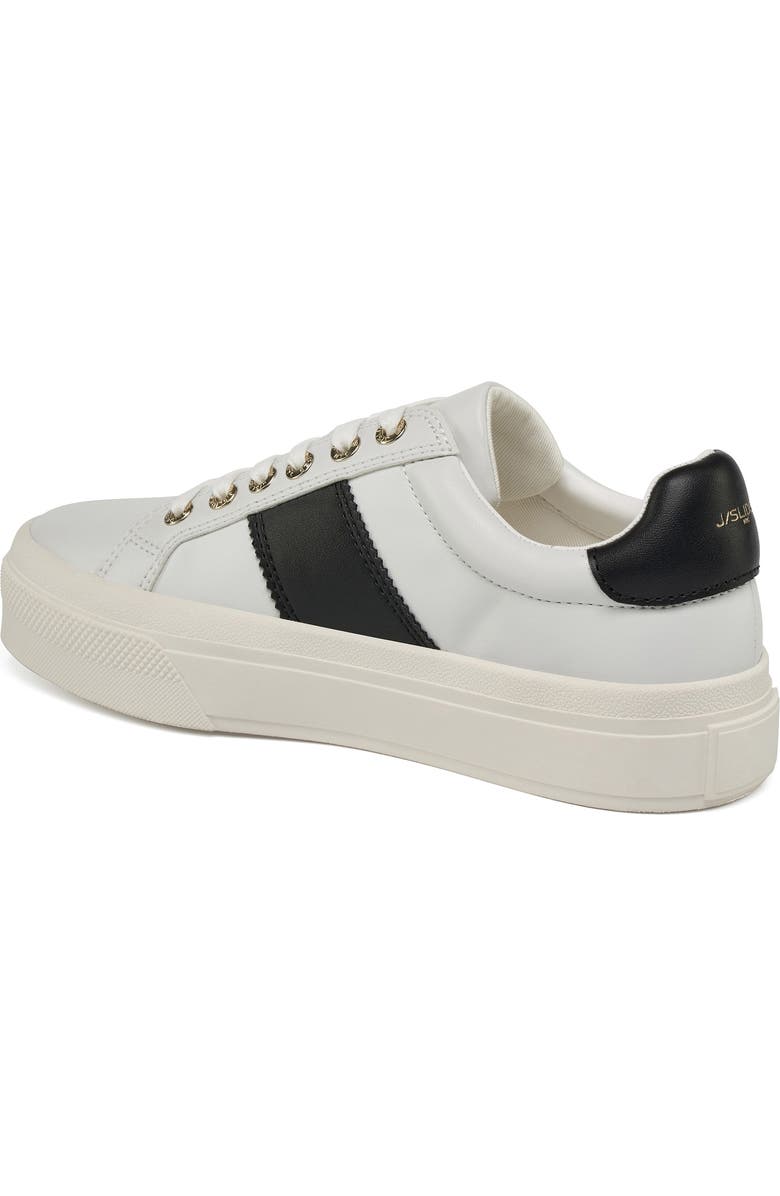 JSlides Gilda Platform Sneaker, Alternate, color, White/Black