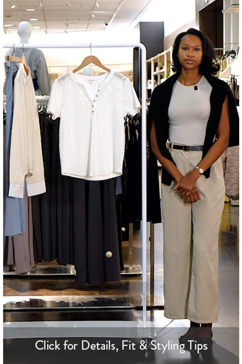 Cutwork Henley Top video