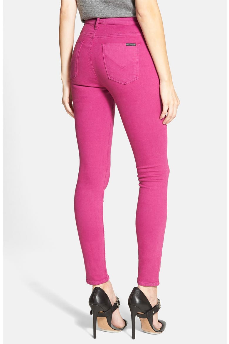 'Krista' Super Skinny Jeans, Alternate, color, BRIGHT HYDRANGEA