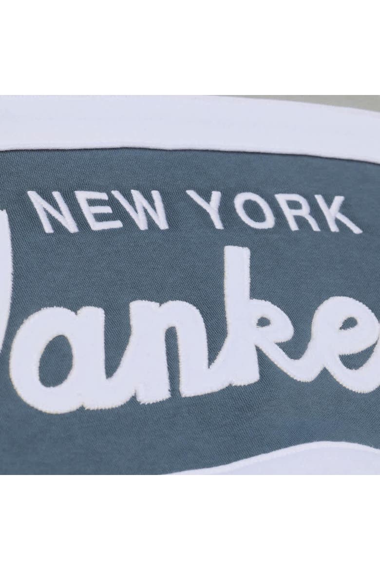 Men's Mitchell & Ness  Gray New York Yankees Cooperstown Collection Thunderstorm Head Coach Hoodie, Alternate, color, Gray