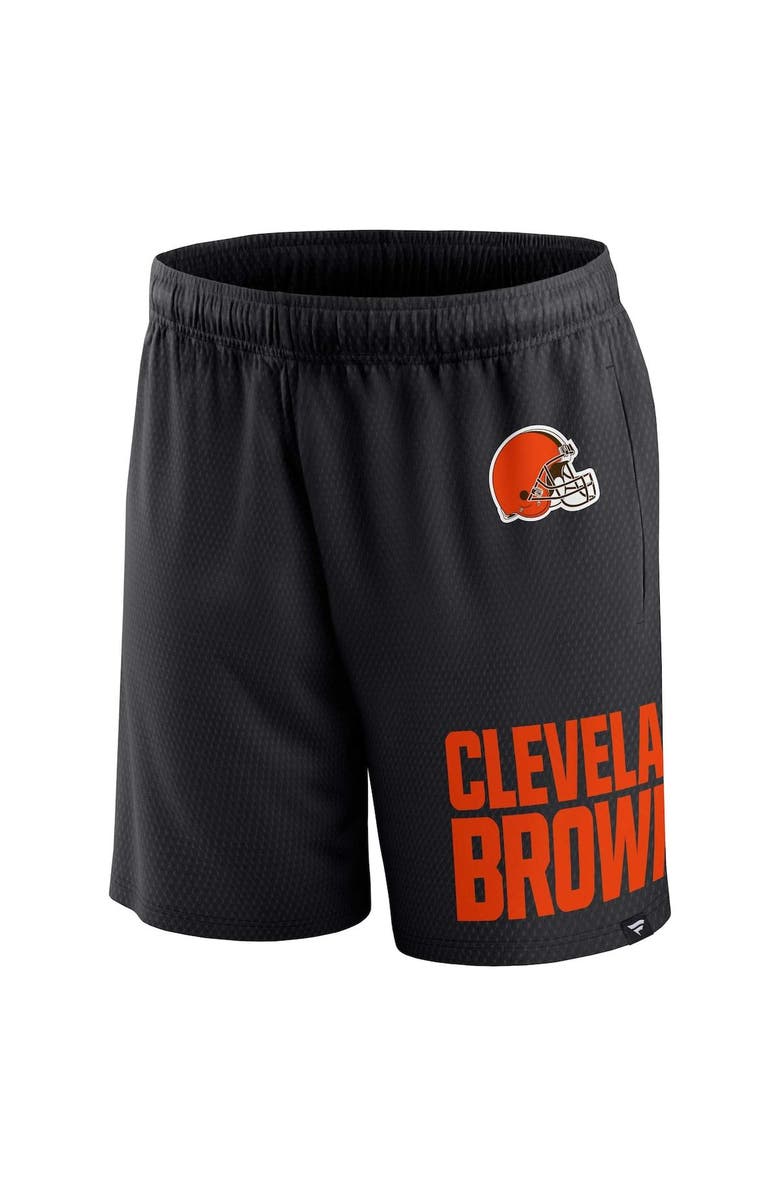 FANATICS Men's Fanatics Branded Black Cleveland Browns Clincher Shorts, Alternate, color, Black