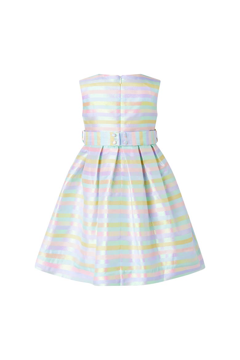 Pastel Stripe Party Dress, Alternate, color, Purple