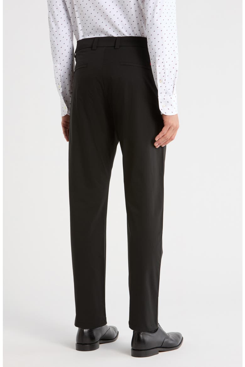 Flat Front Dress Pants, Alternate, color, BLACK