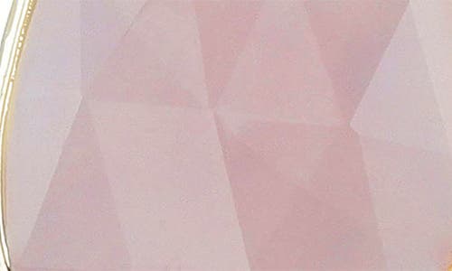Panacea Pink Stone Drop Earrings In Pink