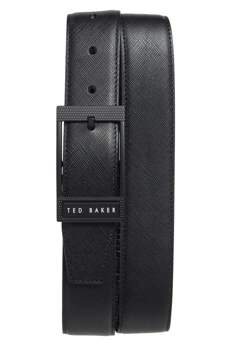 Reversible Leather Belt, Main, color, REVERSIBLE BLACK/ BROWN