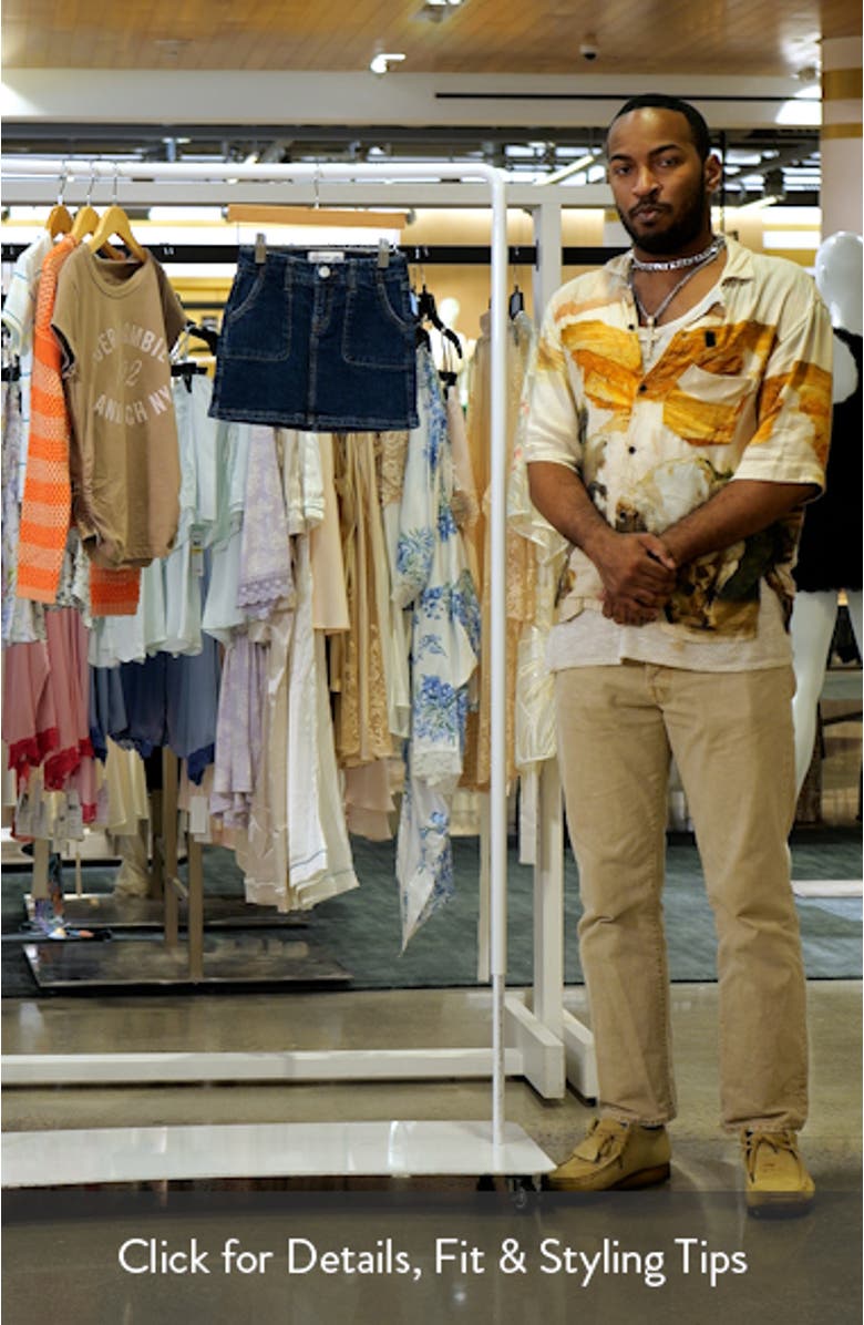 Kids' Denim Miniskirt, sales video thumbnail