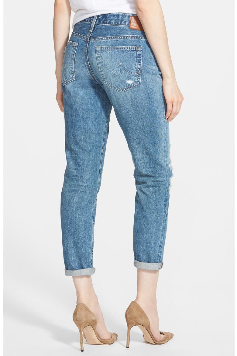 'The Beau' Skinny Boyfriend Jeans, Alternate, color, 20 YEAR YONDER