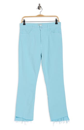 Mother The Insider Crop Step Fray Jeans
