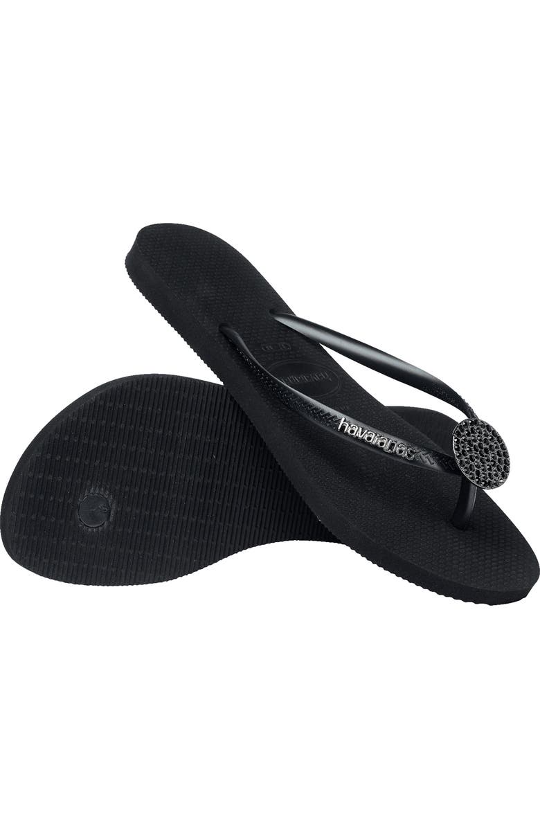 Havaianas Slim Crystal Flip Flop, Alternate, color,