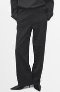 MANGO Flecked Knit Pants