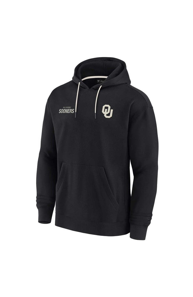Fanatics Signature Unisex Fanatics Black Oklahoma Sooners Elements Super Soft Fleece Pullover Hoodie, Alternate, color, Black