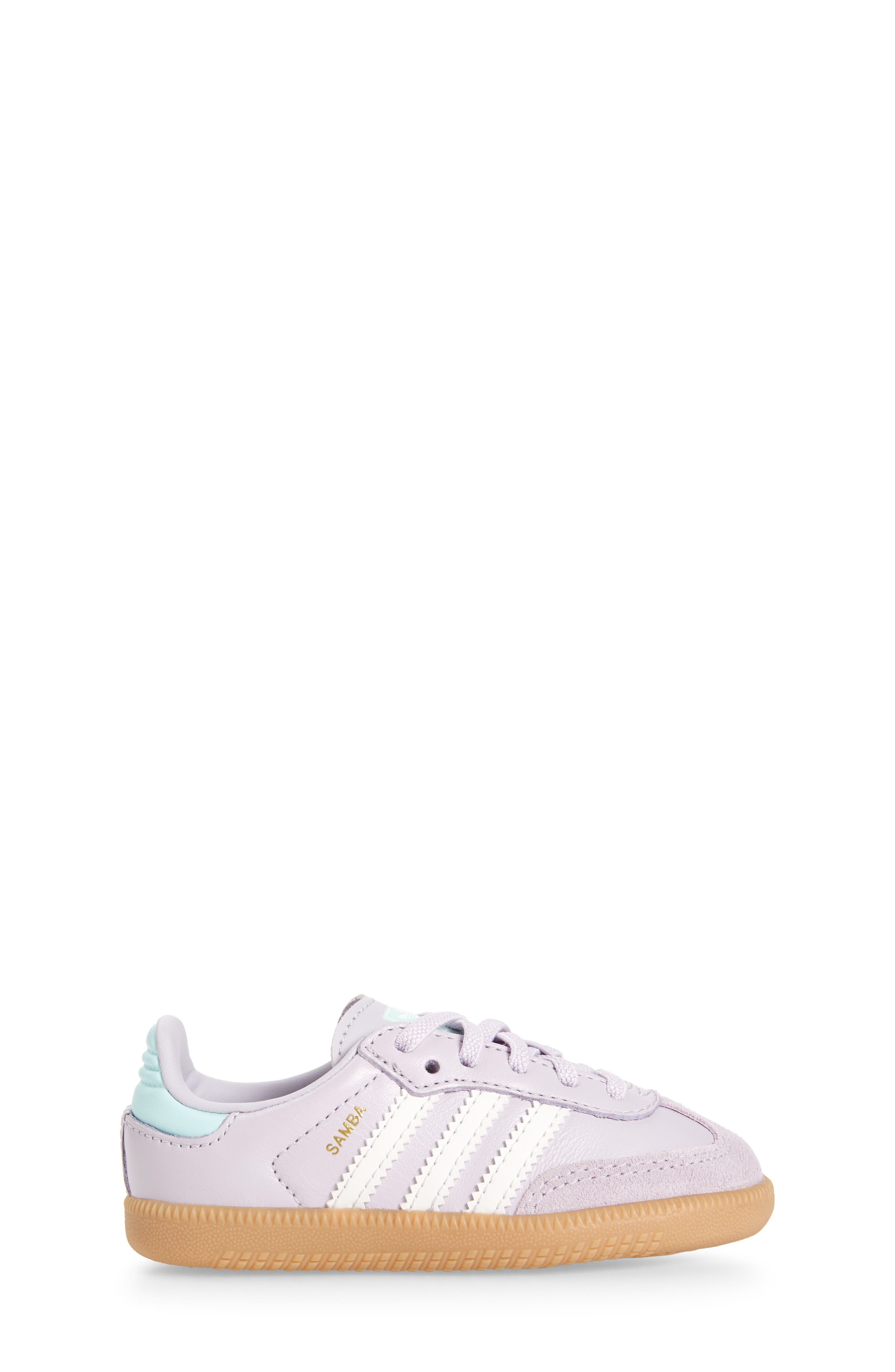 Kids' Samba Sneaker, Alternate, color, SILVER/ CRYSTAL/ AQUA