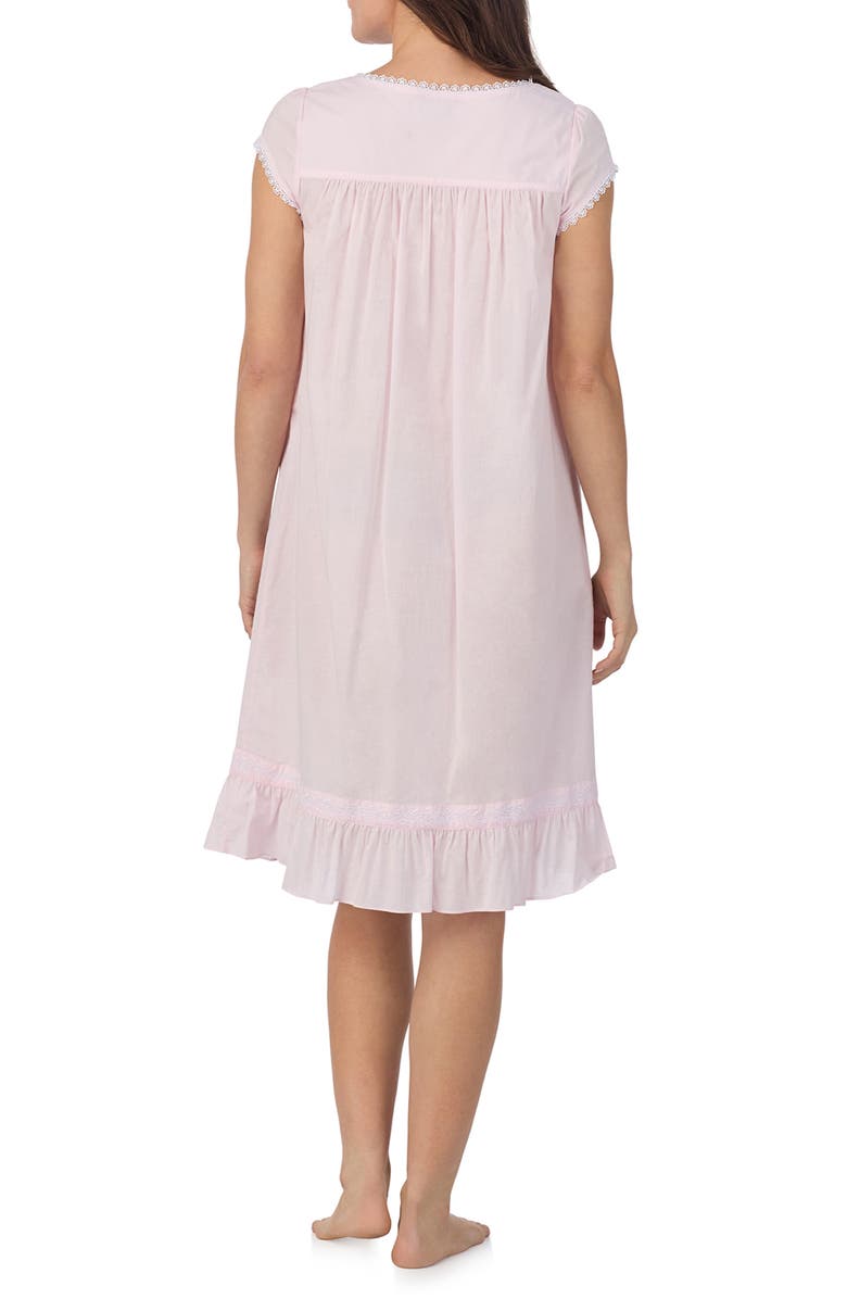 Eileen West Waltz Cap Sleeve Cotton Nightgown, Alternate, color, 