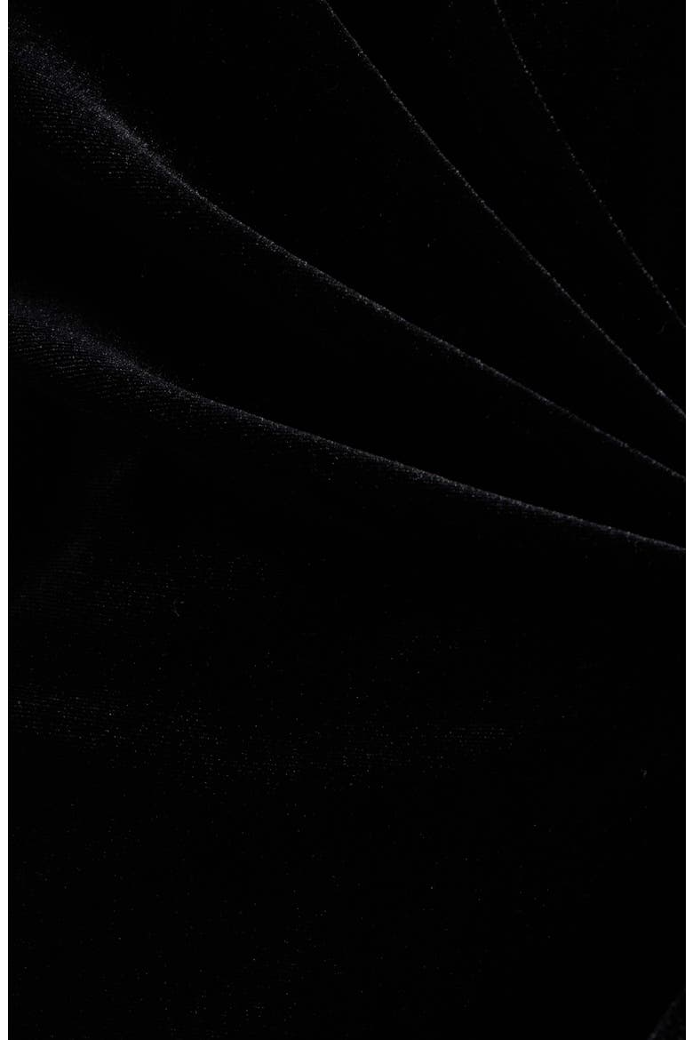 Leo Sequin Sleeve Velvet Wrap Top, Alternate, color, ANNE BLACK