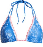 Kulani Kinis Crochet Trim Bikini Top