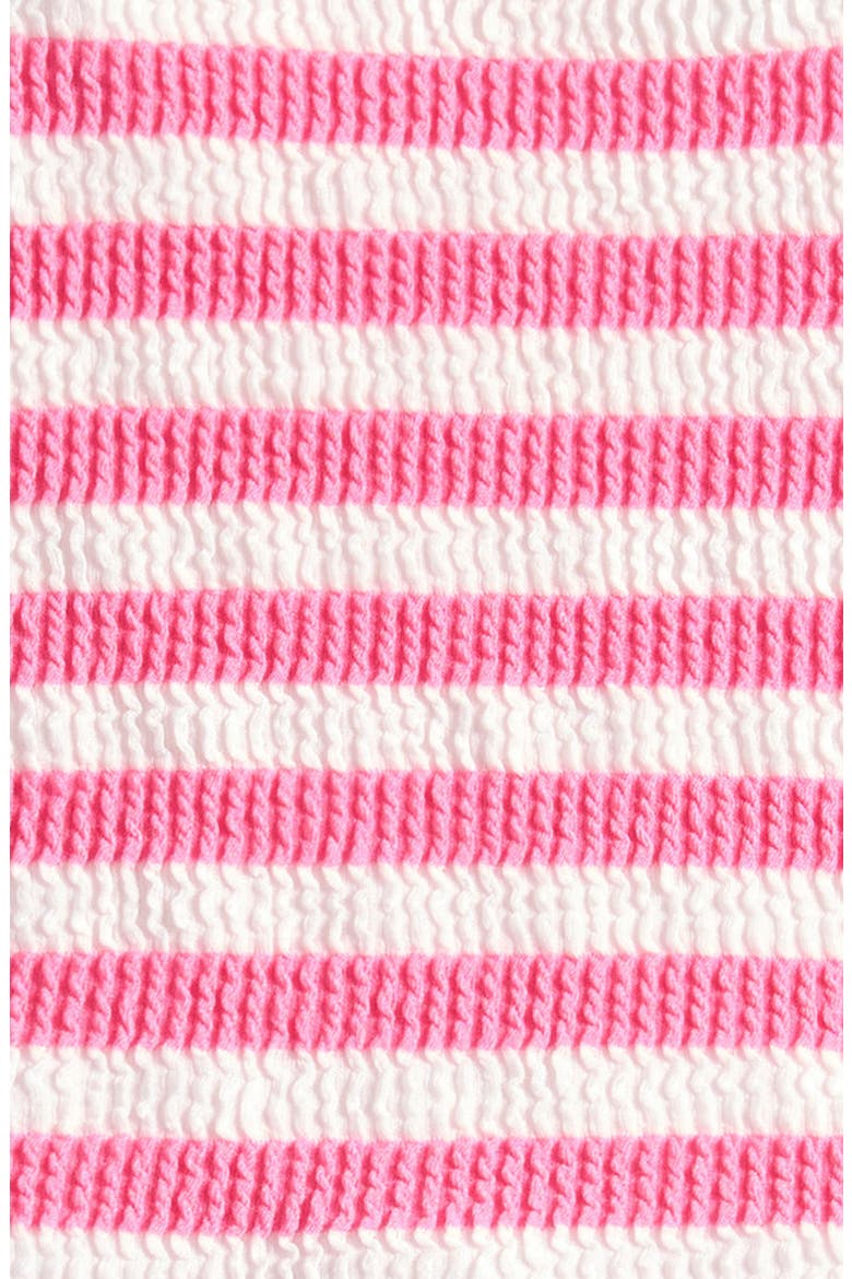 Kids' Textured Two-Piece Swimsuit, Alternate, color, CANDY PINK