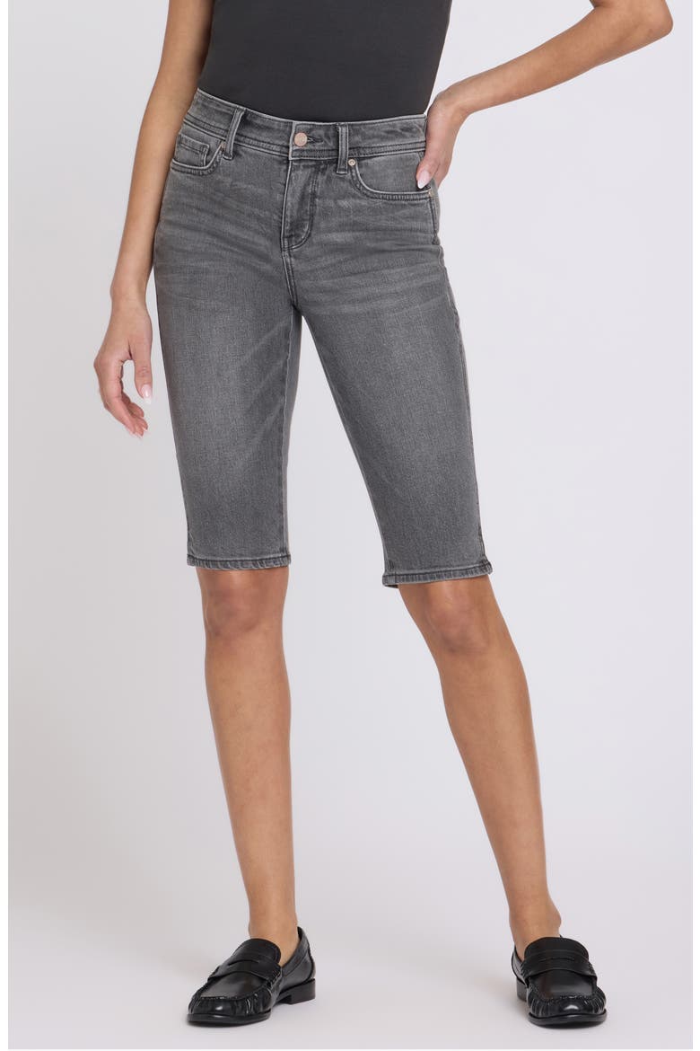 Sophie Side Slit Bike Capri Jeans, Main, color, DUSTY ASH